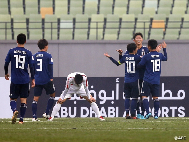 U-21 Japan National Team tops group stage with three consecutive wins, advances to quarterfinals of AFC U-23 Championship China 2018