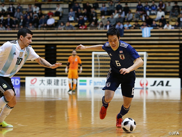Japan Futsal National Team comes back from behind but loses to Argentina – International Friendly Series Match #1