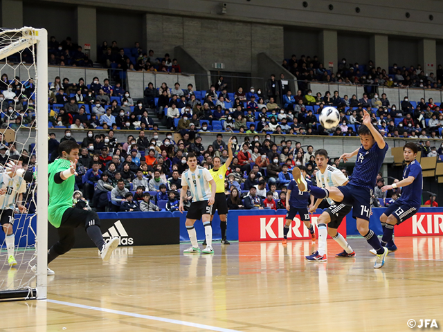 フットサル日本代表　世界王者アルゼンチンに1-4で敗れる～フットサル 国際親善試合 第2戦～