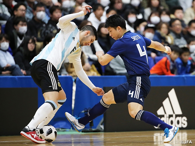 フットサル日本代表、先制するもアルゼンチン代表に逆転負けを喫する　～国際親善試合第2戦～