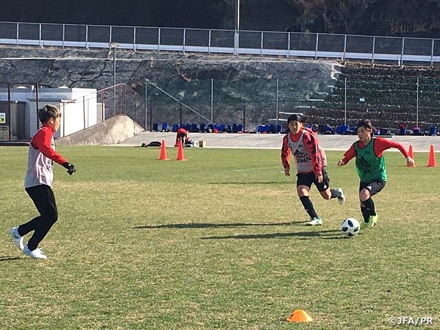 U-20日本女子代表候補　基本技術の更なる向上を図る