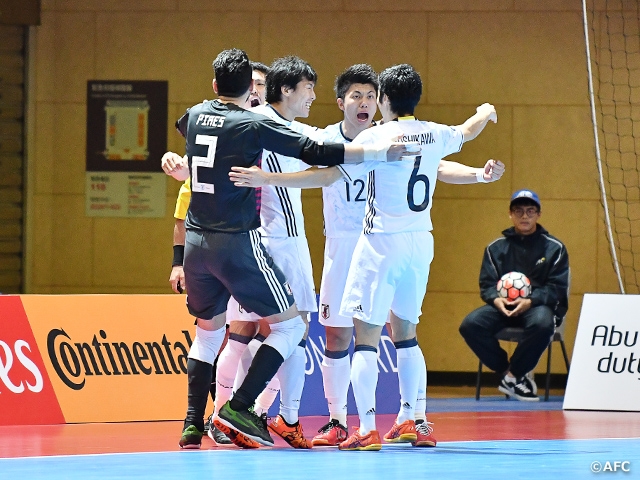 Japan Futsal National Team advances to quarter finals with 3 consecutive group stage wins in AFC Futsal Championship Chinese Taipei 2018