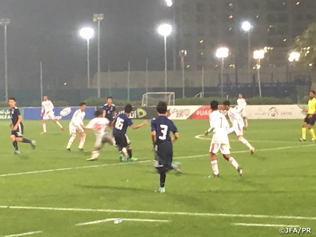 U-16 Japan National Team beat UAE in second match of U-16 Four Nations Tournament