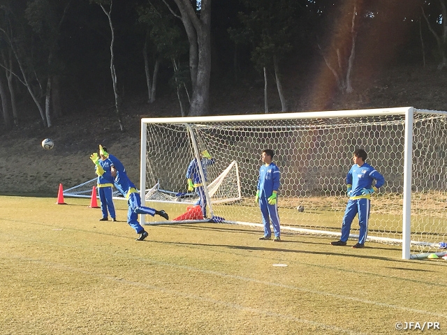 ナショナルGKキャンプがスタート（静岡県御前崎市）