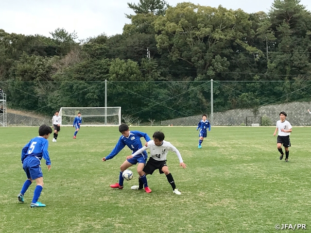 JFAエリートプログラムU-14　浜名高校とのトレーニングマッチを実施