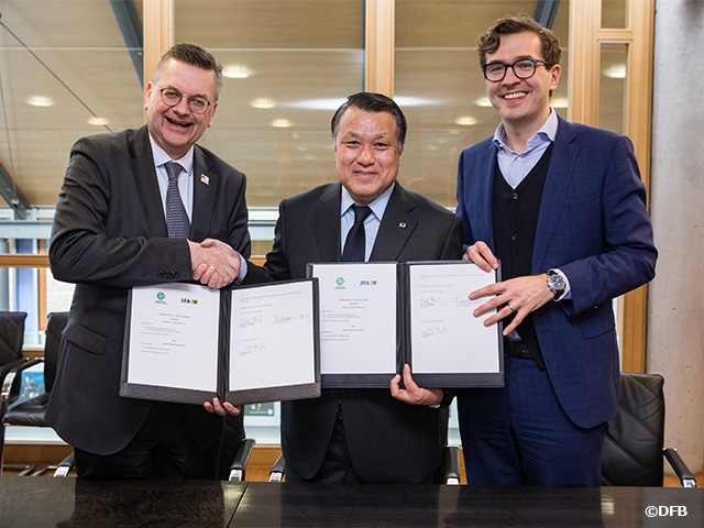JFA signs renewed partnership with Deutscher Fussball-Bund