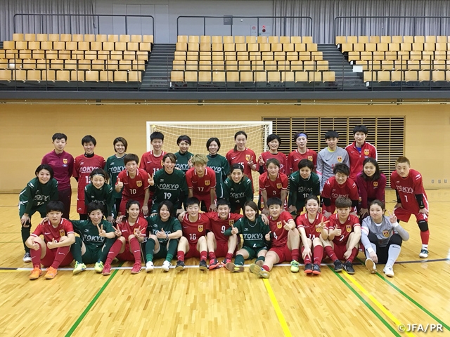 China PR Women's Futsal National Team holds training camp in Tokyo (3/1 – 3/12)