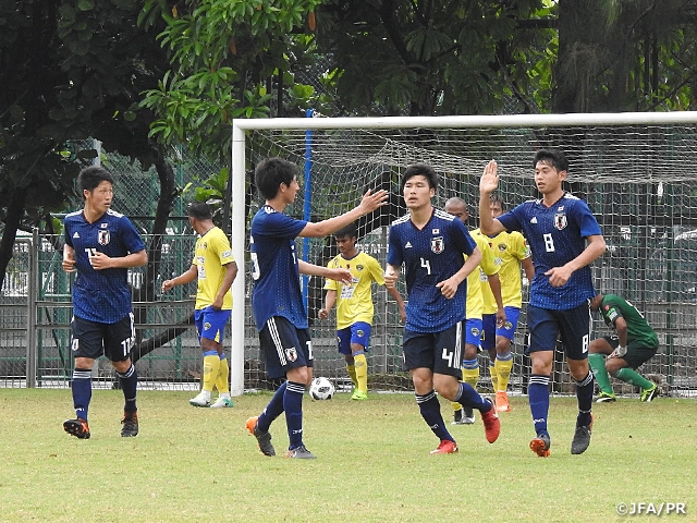 U-19日本代表 インドネシア遠征 vs Cilegon United F.C.