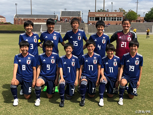 U-17日本女子代表　遠征最終戦をドローで終える