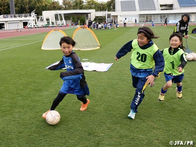 JFAなでしこひろば in FC町田ゼルビアふれあいサッカー（東京都）で開催