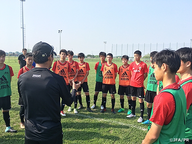 U-15日本代表、連携を高めて初戦に向かう ～第15回デッレナツィオーニトーナメント～