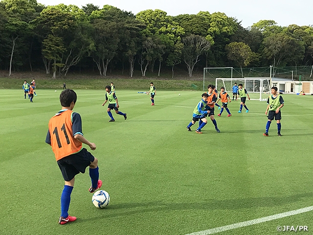 JFAエリートプログラムU-13トレーニングキャンプが静岡県御前崎市でスタート