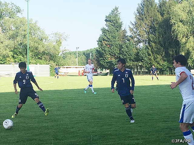 U-15 Japan National Team draws with Czech Republic at the 15th Delle Nazioni Tournament