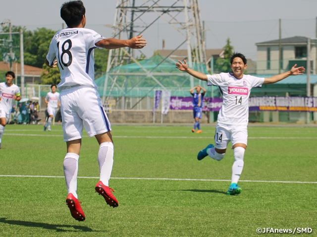 Hiroshima earns consecutive wins after beating Hannan University Senior High School in fourth Sec. of Prince Takamado Trophy JFA U-18 Football Premier League