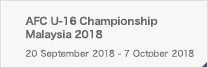 AFC U-16 Championship Malaysia 2018