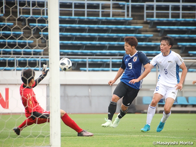 U-19日本代表候補　U-19大学選抜とトレーニングマッチ