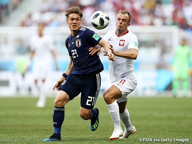 Despite their defeat to Poland, SAMURAI BLUE (Japan National Team) advances to the round of 16 in the 2018 FIFA World Cup Russia
