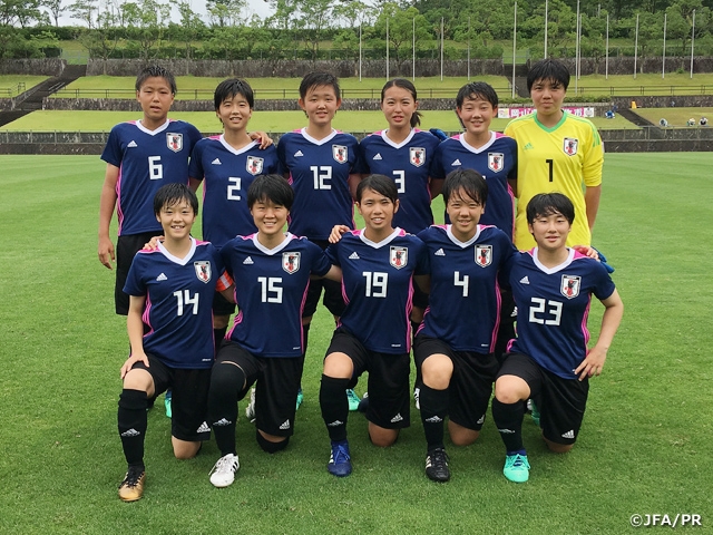 U-17日本女子代表候補　地元・岡山湯郷Belleとのトレーニングマッチで勝利