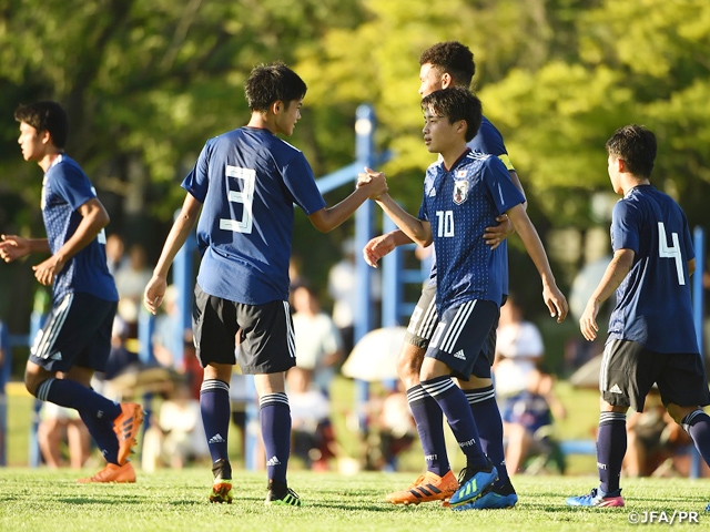 U-17 Japan National Team wins two matches in a row at the 22nd International Youth Soccer in Niigata