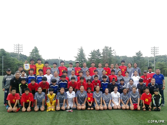 U-16/U-19 Mongolia Women's National Team holds training camp at Matsushima Football Centre (7/2-11)