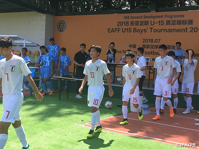 U-15 Japan National Team beats Northern Mariana Islands with goal rush