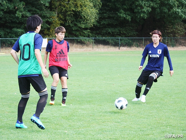 U-20日本女子代表　オランダとの親善試合に向け、実践練習