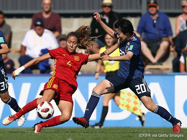 U-20日本女子代表　第2戦はスペインに0-1で敗れる　～FIFA U-20女子ワールドカップフランス2018～