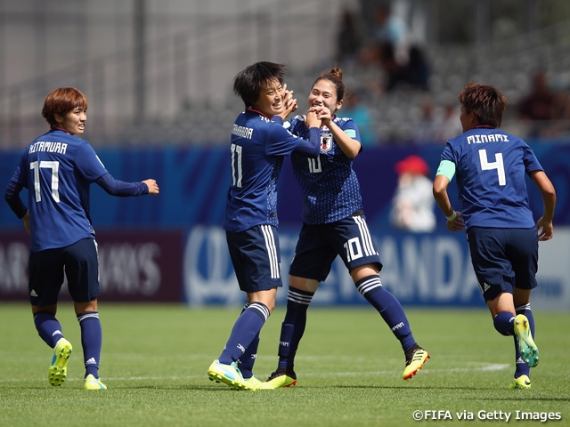 U-20 Japan Women's National Team beat Paraguay 6-0, advance to quarterfinals in FIFA U-20 Women's World Cup France 2018