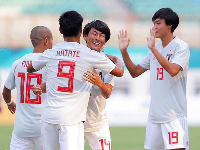 U-21 Japan National Team beats Pakistan 4-0 at the 18th Asian Games 2018 Jakarta Palembang