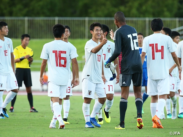 U-18日本代表　SBSカップ国際ユースサッカー 地元静岡ユースを破り2連勝を飾る！