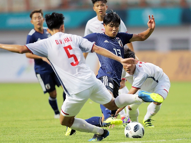 U-21 Japan National Team losed to Vietnam 0-1 at the 18th Asian Games 2018 Jakarta Palembang