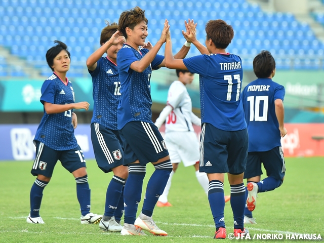 なでしこジャパン　ベトナムに7-0で勝利しグループCを首位通過　～第18回アジア競技大会（2018/ジャカルタ・パレンバン）