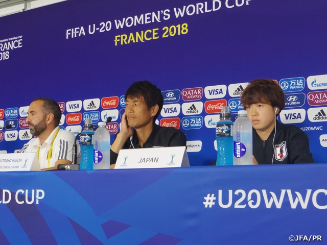 U-20 Japan Women's National Team conducts their last tune up session ahead of the Final of FIFA U-20 Women's World Cup France 2018