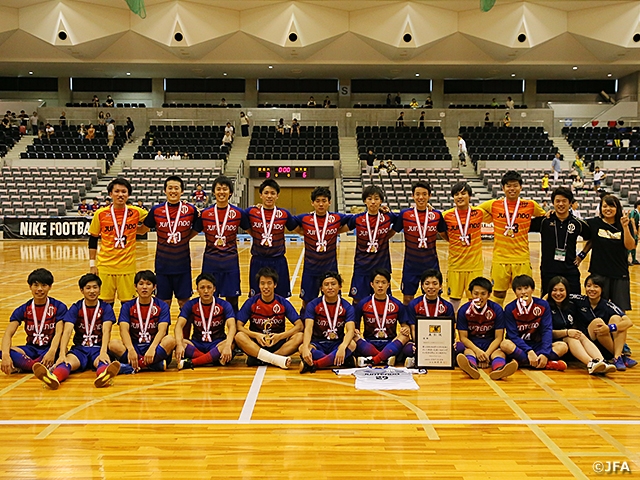 Juntendo University GAZIL wins their third consecutive title at the 14th All Japan University Futsal Championship