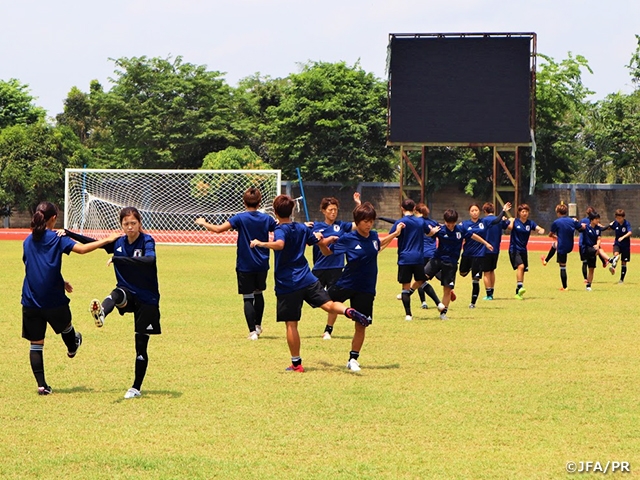 Nadeshiko Japan (Japan Women's National Team) heads into Semi-final with mind, body, and soul prepared at the 18th Asian Games 2018 Jakarta Palembang