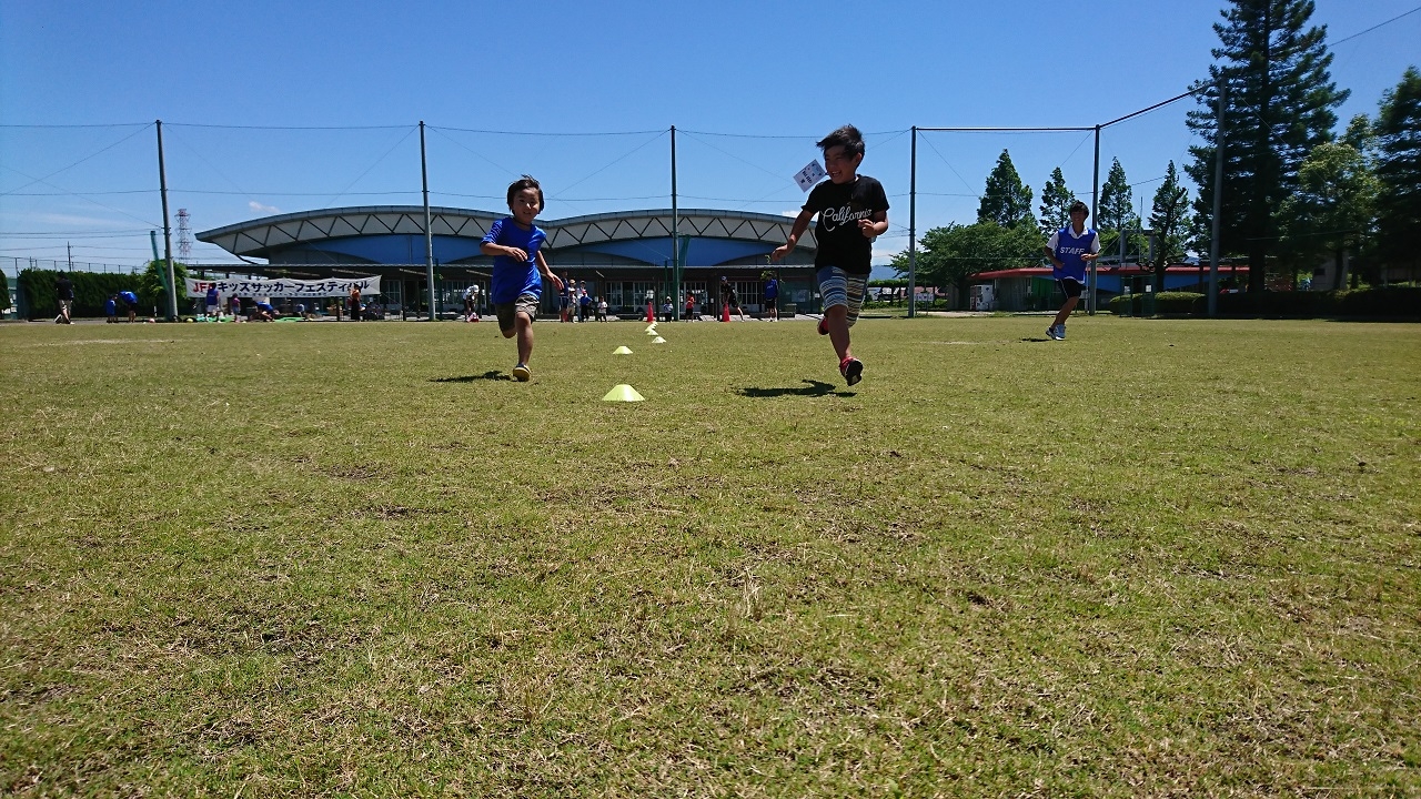 JFAキッズ（U-8/10）サッカーフェスティバル 岐阜県大垣市の赤坂スポーツ公園に63人が参加！