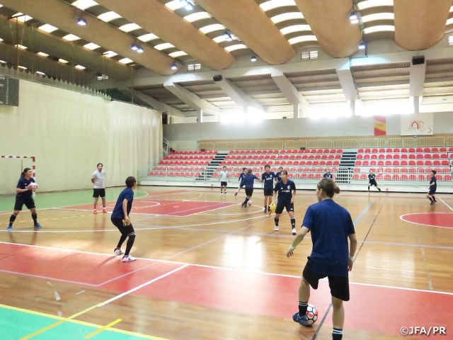 フットサル日本女子代表　ポルトガル代表戦に向けトレーニングキャンプを開始