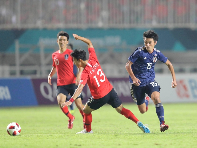 U-21 Japan National Team loses to U-23 Korea Republic National Team 1-2 in overtime, finishes as runners-up at the 18th Asian Games 2018 Jakarta Palembang