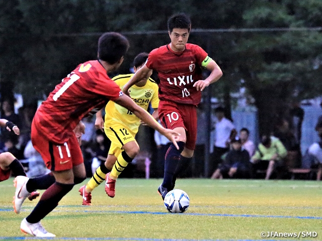 Kashima stays in first place after besting Kashiwa with goal-rush at the 11th Sec. of Prince Takamado Trophy JFA U-18 Football Premier League EAST