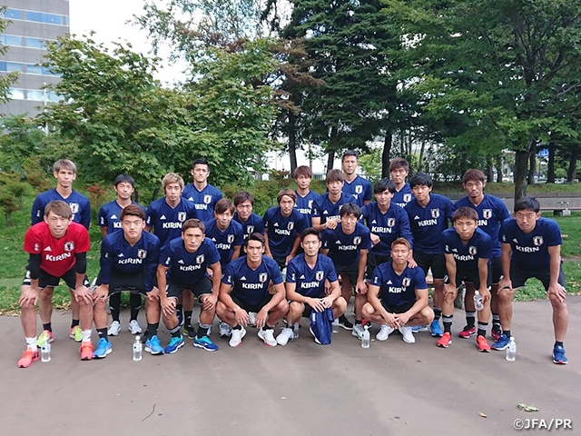 SAMURAI BLUE、被災地に心を寄せる