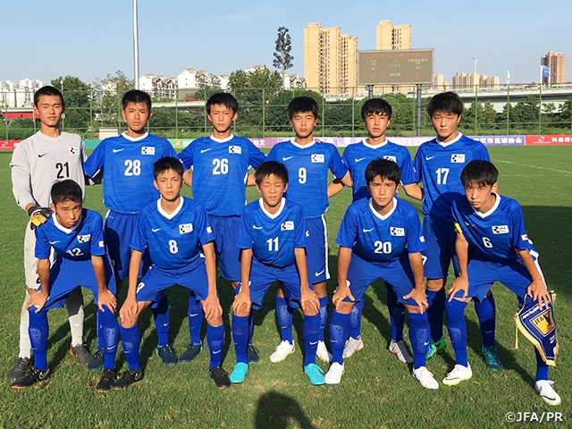 U-14エリートプログラム U-14日本選抜、グループリーグ初戦、第2戦と2連勝で大会をスタート【The International Youth Football Invitational Tournament of Wuhan】