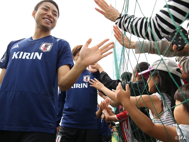 SAMURAI BLUE、吹田でのキリンチャレンジカップ2018に向けて調整続ける