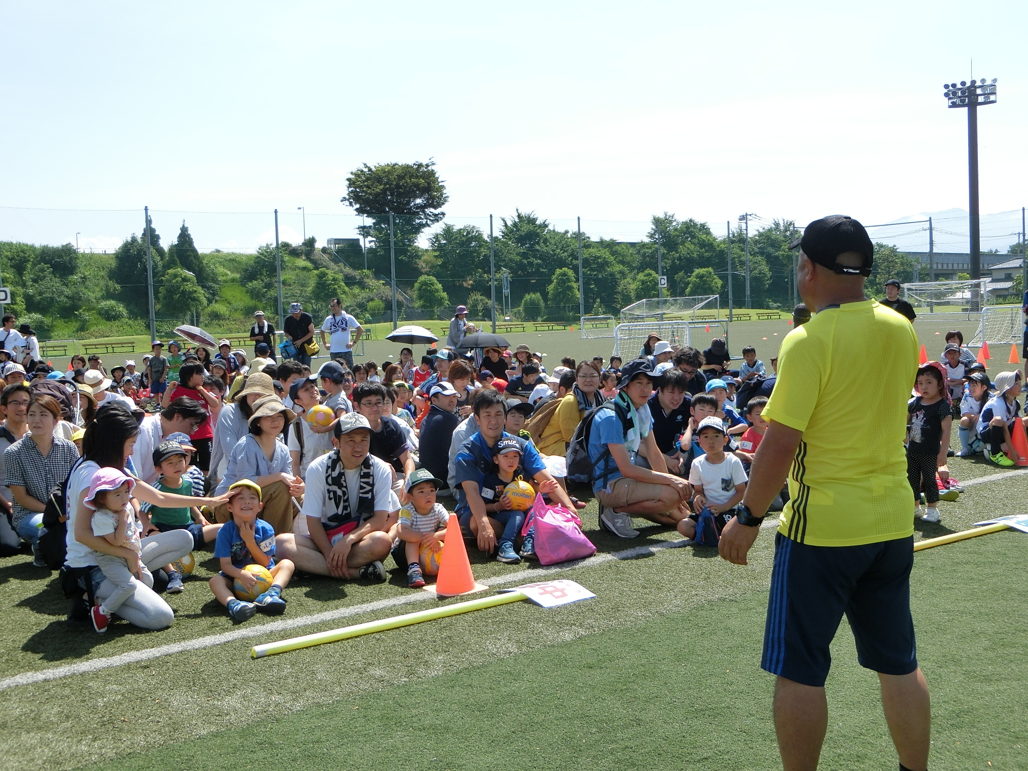 JFAキッズ（U-8）サッカーフェスティバル 山梨県中巨摩郡昭和町の昭和町押原公園に269人が参加！