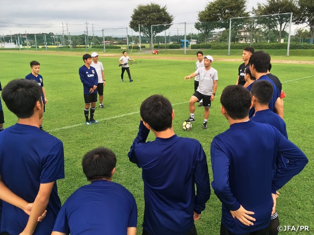 U-16日本代表、AFC U-16選手権に向けて直前合宿を茨城県水戸市でスタート