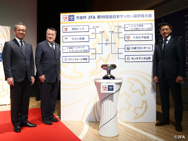 Drawings for the Quarterfinal Fixtures of the Emperor's Cup conducted