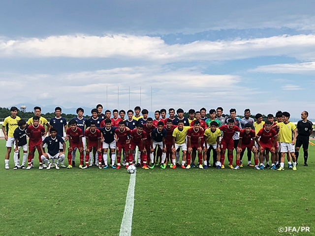 U-19ベトナム代表の強化合宿を受け入れ（8/28～9/8＠静岡県御殿場市）