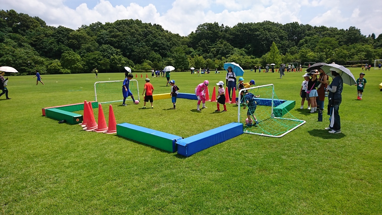 JFAキッズ（U-8/10）サッカーフェスティバル 岐阜県可児市のふれあいパーク・緑の丘に239人が参加！