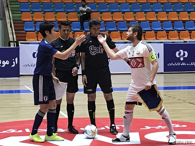 Japan Futsal National Team finishes third after sharing a point with Belarus at the Quadrangular International Futsal Tournament