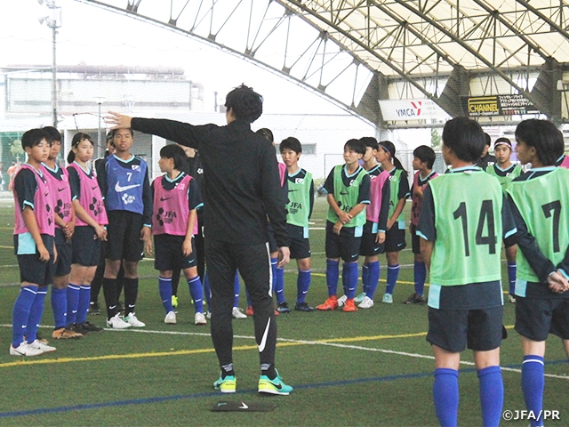 U-15日本女子選抜トレーニングキャンプがJ-GREEN堺でスタート