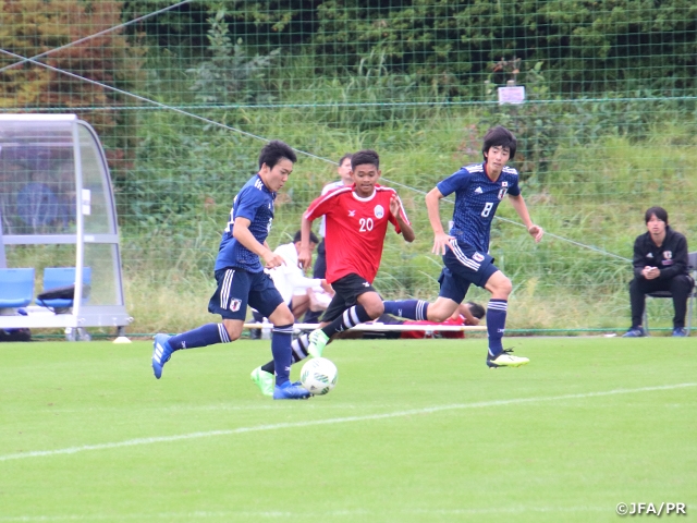 U-17日本代表、初戦を勝利で飾る～JENESYS2018日メコン U-17サッカー交流大会～